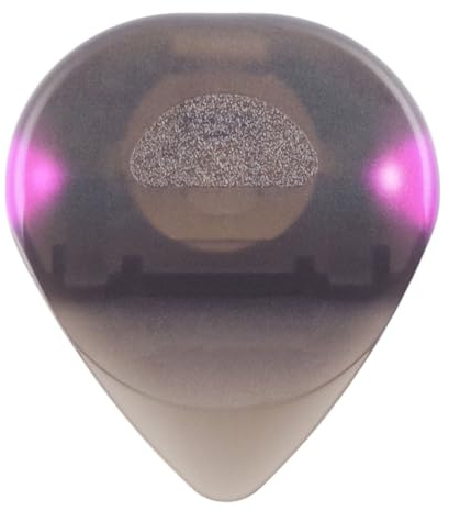 Leuchtendes Gitarrenplektrum, leuchtende LED-Plektrum, für Akustik- und E-Bassgitarre, mit violettem Licht, zum Spielen auf der Bühne, in der Rehearsal und im Studio