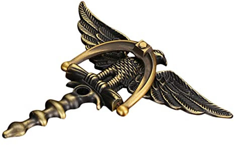 UKCOCO Türklopfer Mit Spion Aus Zinklegierung Haustürklopfer Im Retro-design Türspion Für Und Dekoration