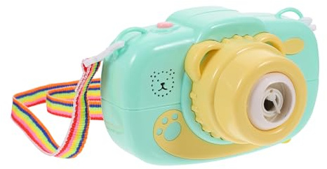 Giocattolo Macchina Bolle Cartoon Verde in Plastica