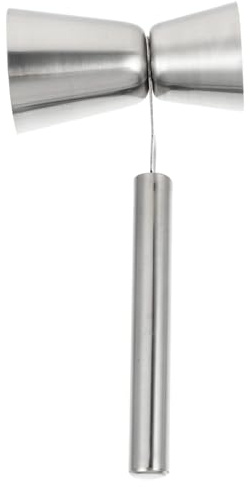 ERINGOGO Jigger de Acero Inoxidable Doble Cabezal Vaso Medidor para Cócteles Profesional Resistente y Estable para Bares Pubs y Restaurantes