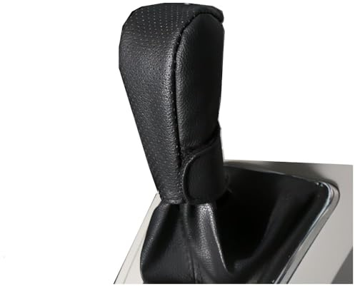GNTHERF Copertura pomello Cambio in Pelle, per Renault Megane/Megane R.S. / E-Tech IV III II I MK 4 3 2 1 Grandtour Manicotto Cambio Automatico in Pelle della Leva Freno a Mano Accessori