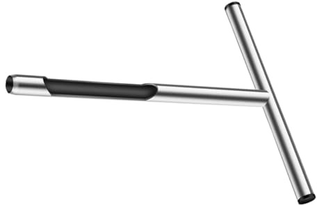 SHINEOFI Échantillonneur de Sol T Acier Inoxydable Ergonomique Outil de Jardinage et Léger pour Test de Sol Professionnel et Personnel