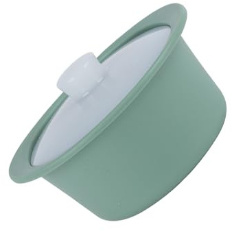 BE-TOOL Light Green Microwave Vegetable Steamer, Oven Safe Microwave Steamer with Lid Food Bowl for Steam Cooking, Serve and Store