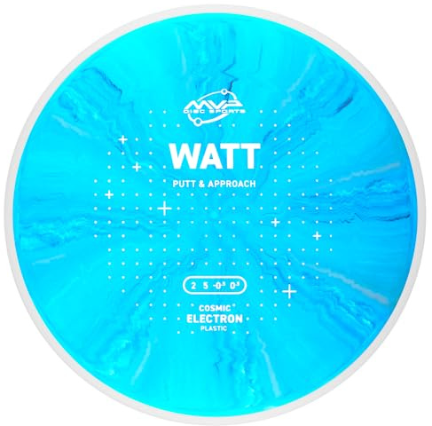 MVP Disc Sports Cosmic Electron Watt Disc Golf Putter (170-175g / Colors May Vary)