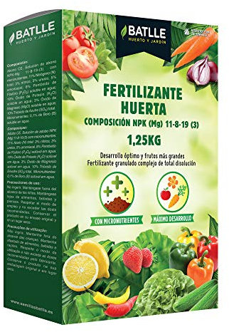 Abonos - Fertilizante Huerta caja 1250g. - Batlle