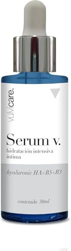 Vulvicare Serum V Intimserum mit Doppelter Hyaluronsäure- Feuchtigkeit und Regeneration Intimbereich- Lindert Trockenheit und Juckreiz- pH 4.5-5.5 Vitamin B5 und B3-30ml