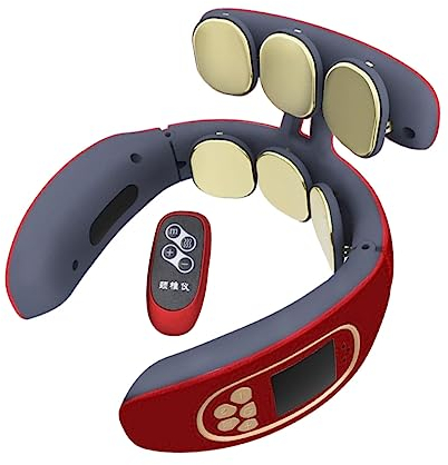 Gatuida 1satz Komfortabler Nackenmassagegerät Mit Wärmefunktion Kopf- Für Nackenpflege Einfache Anwendung Für Büro Und Zuhause Lindert Verspannungen Und Schmerzen