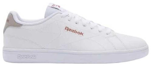 Reebok Unisex Court Clean sneakers, Vit vit hazygrey, 45.5 EU