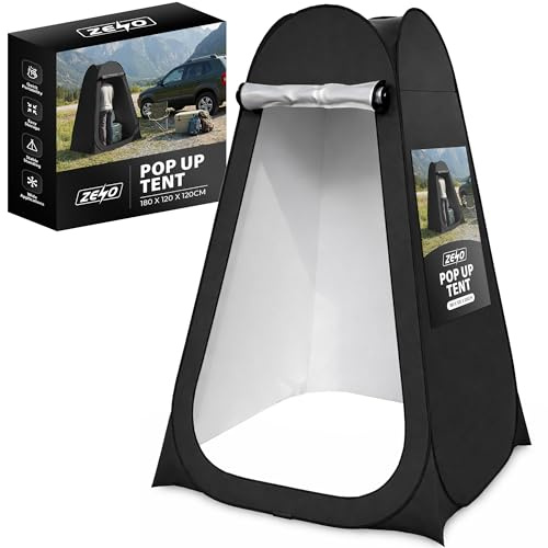 ZENO Pop Up Tent | Toilet Privacy Tent for Camping | Portable Pop Up Tent | Shower Tent For Outdoor Changing Dressing and Camping | Ideal for Fishing, Beach, Picnic
