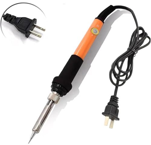 Adjustable Temperature Soldering Iron Kit,60W Soldering Iron Gun with ON/Off Switch Portable Electric Welding Iron Pen,200-450℃