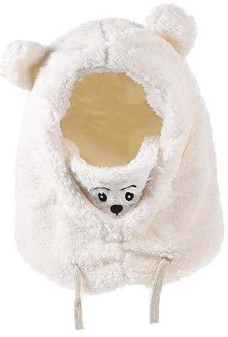 Holibanna Bärenmütze Aus Plüsch Warmes Tierkopf-accessoire Für Outdoor-aktivitäten Und Kalte Tage Als Ohrenschutz Und Schal Einem Für Erwachsene