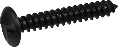 Hillman 230372 Heat-Treated One-Way Lag Screw, Black, 5/16 x 3