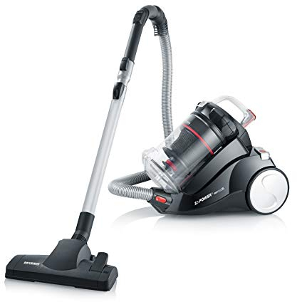 Severin My 7114 Aspirapolvere multiciclonico Senza Sacco, Silenzioso, Filtro Hepa 14, Classe A, 750 W, Nero
