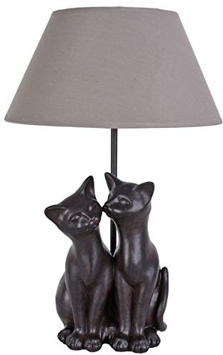 Tischlampe Katze Katzenlampe Tischleuchte Katze Tierfigur Katzenfigur Dekolampe cw192 Palazzo Exklusiv