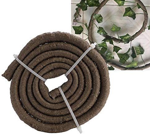 Hffheer Künstliche Reptilienrebe, 150cm Flexibel, mit Saugnäpfen, Terrarium Kletter-Dekoration für Reptilien Lebensraum