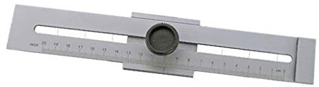 kesoto 200/250/300 mm Streichmaß Streichmass Anreißmaß Messwerkzeug Parallelmaß Anreißwerkzeug, Einfache Einstellung - 300mm