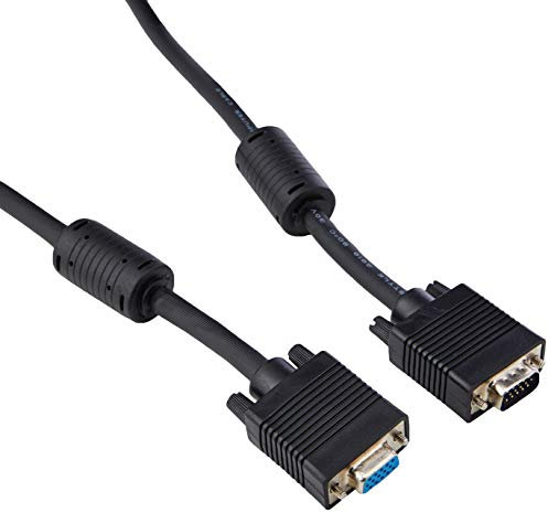 Pro Signal PSG90719 SVGA HD15 - Cavo monitor maschio a femmina, tutti i pin collegati, 1 m, nero