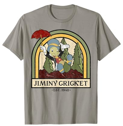 Disney Pinocchio Jiminy Cricket Established 1940 T-Shirt