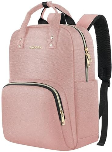 Z-MGKISS Laptop Backpack for Women, Casual Daypack Rucksack Bag 15.6 Inch, Lightweight Backpack for Ladies Teacher Nurse