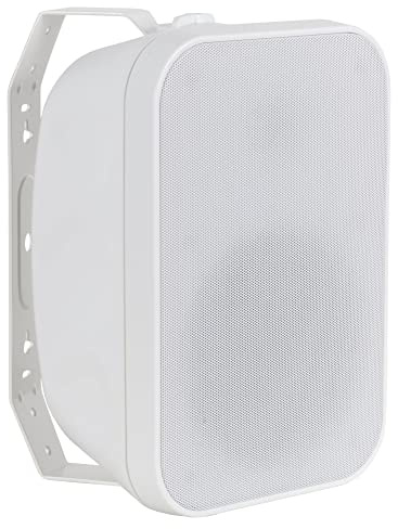 McGrey OLS-651WH Altoparlante da esterno - Diffusore sonoro da giardino, terrazza - Altoparlante HiFi a Muro - IP56 Impermeabile 60 Watt bianco