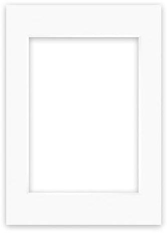 nielsen Conservation Passepartout Karton 1,5 mm | Außenformat 59,4x84,1 cm (DIN A1) für Bildformat 42x59,4 cm (DIN A2) | Reinweiß (hellweiß) | glatte Oberfläche