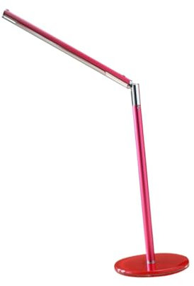 Uonlytech Led Schreibtischlampe Mit Touch Steuerung Faltbar 360° Drehbar Rote Metalloptik Energiesparende Smd Led Lese Und Bürolicht Für Nachttisch Und Arbeitsplätze