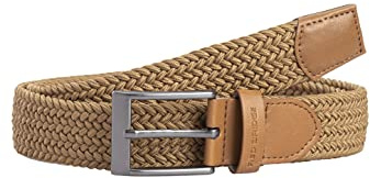 Redbridge Geflochtener Gürtel Elastisch Flexibel verstellbar Unisex Stretchgürtel Braun 90