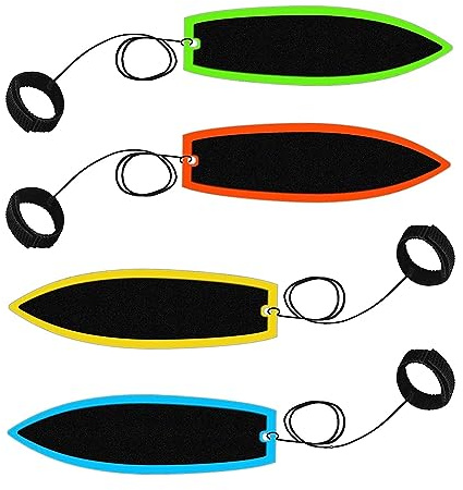 Kiuiom Mini Surfboard, Finger Surfbrett, Fingerspitzen Surfbrett, 4PCS Fingerbrett-Spielzeug Mini Fingerboards Griffbrett Miniatur Spielzeug Kreatives Spielzeug für Jungen Mädchen Erwachsene