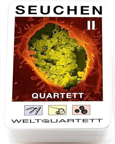 WESTCRAFT Quartetto gioco carte quartetto gioco tiranni I-IV insetti Maria apparizione junkfood malattie (2))
