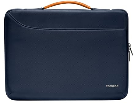tomtoc 360 Protective Laptop Carrying Case for 13-inch New MacBook Air M4/M3/M2/M1 (2025-2018) A3240 A3113 A2681 A2337, MacBook Pro M2/A2686, M1/A2338, 13 iPad Pro M4 & Air M3/M2, Spill-resistant