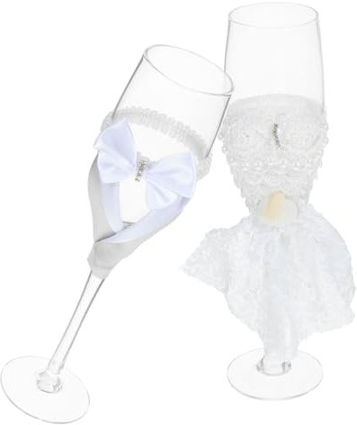 PHENOFICE Nuziali in Bicchieri Per Bevande Accessorio Per Feste Bicchiere Da Matrimonio Multifunzione