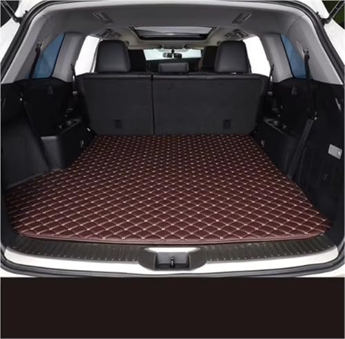 YOUZKA Liner Kofferraumteppiche Auto-Gepäckraummatte rutschfeste Kofferraummatte Kofferraumwannenteppich Innenraum Für Jeep Für Compass 2017–2020(Style 1)