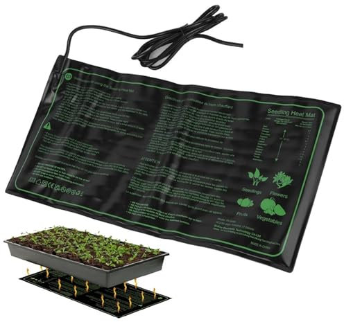 Tapis chauffant pour plantes Tapis Chauffant pour Tapis chauffant imperméable pour semis, coussin de démarrage pour la Germination des graines de plantes, Propagation des clones, outils agricoles