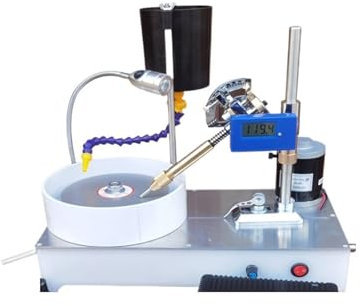 Rock Tumbler Kit, Machine de polissage de pierre de bijouterie de précision 110-240V, machine de moulage, machine à facettes de pierres précieuses, polisseuse de pierre de jade de bijoux,Outils de br