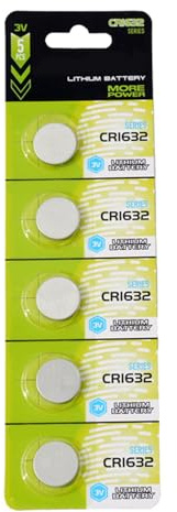 5pcs CR1632 3V Lithium Button Cell Batteries For Remotes And Toy