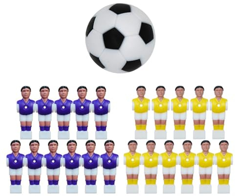 Generisch Fußballmänner Set, Tischfußballspielspieler | Harz Table Guys Fußballspieler Figuren | Creative Football Figures Accessoires für Fans, Kinder, Erwachsene, Freunde