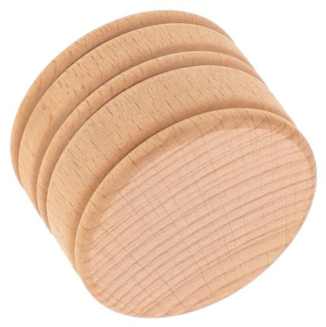 Holibanna Scatola Porta-denti in Legno Scatola Rotonda Per Denti Da Latte Contenitore Per Primo Dente Stagna Per Dentini e Capelli Fetali Portaoggetti Portatile Per Ragazzo Ragazza Ragazza