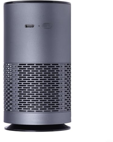Air Purifier for Bedroom Home Car, Portable Smoke Removal Tool with Anion Technology(Grey)