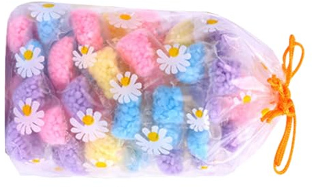 DRESSOOS 60Pcs Scented Laundry Beads Mixed Colors, Concentrated Washing Balls for Clothes Fragrance Boost, Laundry Cleaning Supplies Suitable for Machine and Hand Wash