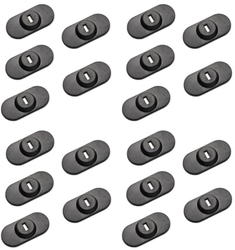 Uikdjgu 20PZ Foro di Blocco Foro di Blocco per Laptop Tablet per Laptop Foro di Blocco Antifurto per Laptop per Tablet Parti di Base per Blocco di Sicurezza