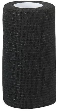 Kerbl EquiLastic selbsthaftende Bandage, 7.5 cm breit, schwarz