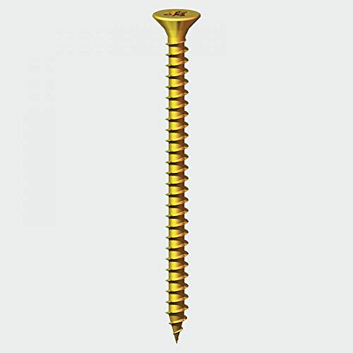 TIMco 35015CHYB PZ2 CSK ZYP Spånskiva skruv - gul (låda med 750) 5.0x40 gUL