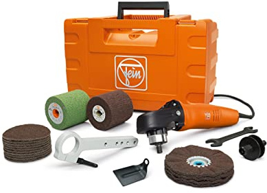 Fein Poliermaschiene WPO 14-25 E „EDELSTAHL-START-SET“ (1200 W, M14, Hochleistungsmotor, inkl. Zubehör) 72214950010