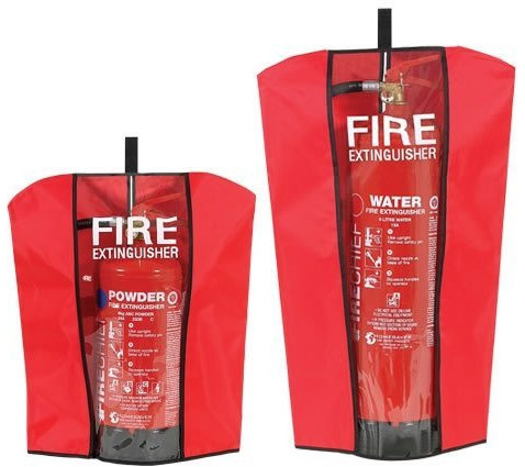 FIRE EXTINGUISHER COVER TO FIT 1,2,4,3,5,6,9 LTR KG WATER CO2 POWDER AFFF FOAM (SIZE 1)