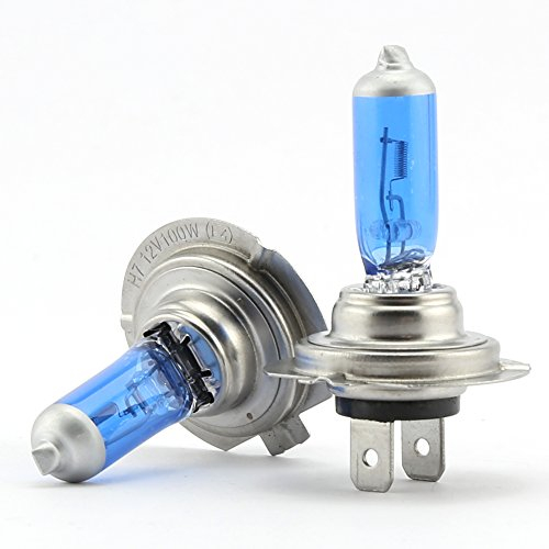 Krtopo 2 x H7 100W Scheinwerfer Halogen Bulbs Weiß Für Nebel lampe Xenon HID Bulbs 12V