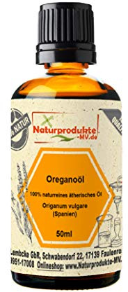 Oreganoöl (50 ml) Origanumöl 100% naturreines ätherisches Oregano Öl
