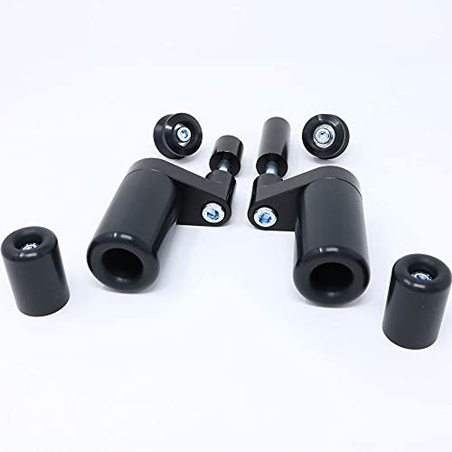 Shogun USA Made Kaw Ninja 400 Z400 Z 400 2018 2019 2020 2021 2022 2023 2024 NO CUT Black Complete Slider Kit Includes No Cut Frame Sliders Swing Arm Spools and Bar Ends - 755-4159