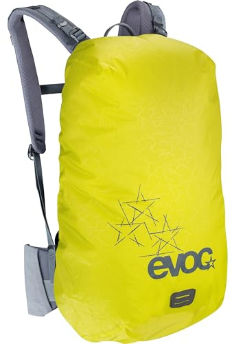 EVOC RAINCOVER SLEEVE Rucksack Regenschutz für Outdoorabenteuer, wasserdichte Rucksack Schutzhülle (flexible Größenanpassung durch Kordelzug, reflektierender Druck, Größe: M, L)