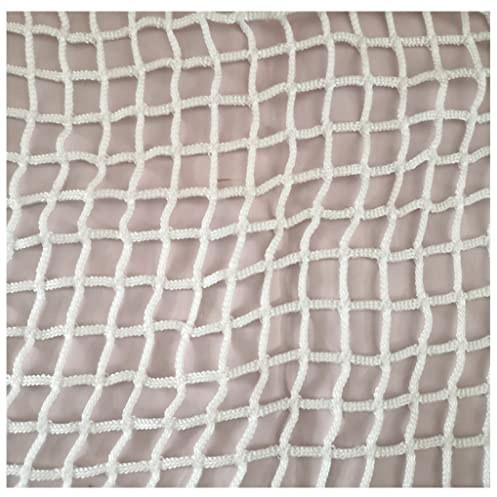 Balcony Safety Netting Stair Railing Protective Net Durable Wall Partition Retro Decorative Ceiling Grid Treehouse Swing Rope Net Trailer Net Frame Net (Color : 8cm, Size : 1X3m)