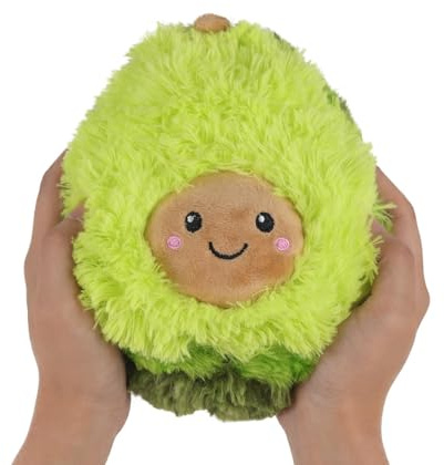 ANBOOR Avocado Kuscheltier Frucht Stofftier Plüschtier Grün Plüschpuppen Gefüllte Plüsch Kinderspielzeug für Party Gefälligkeiten (20 cm)